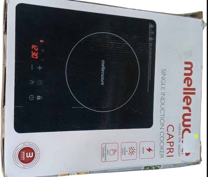 Mellerware 1800W Single Induction Cooker – Touch Control