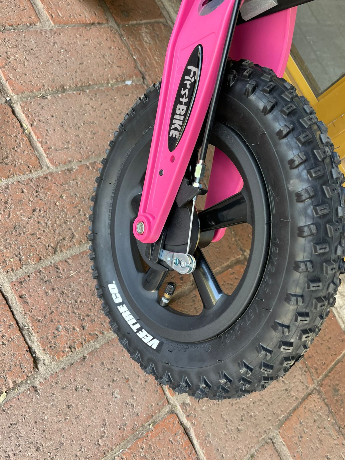 FirstBIKE FATbike pink balance bike.
