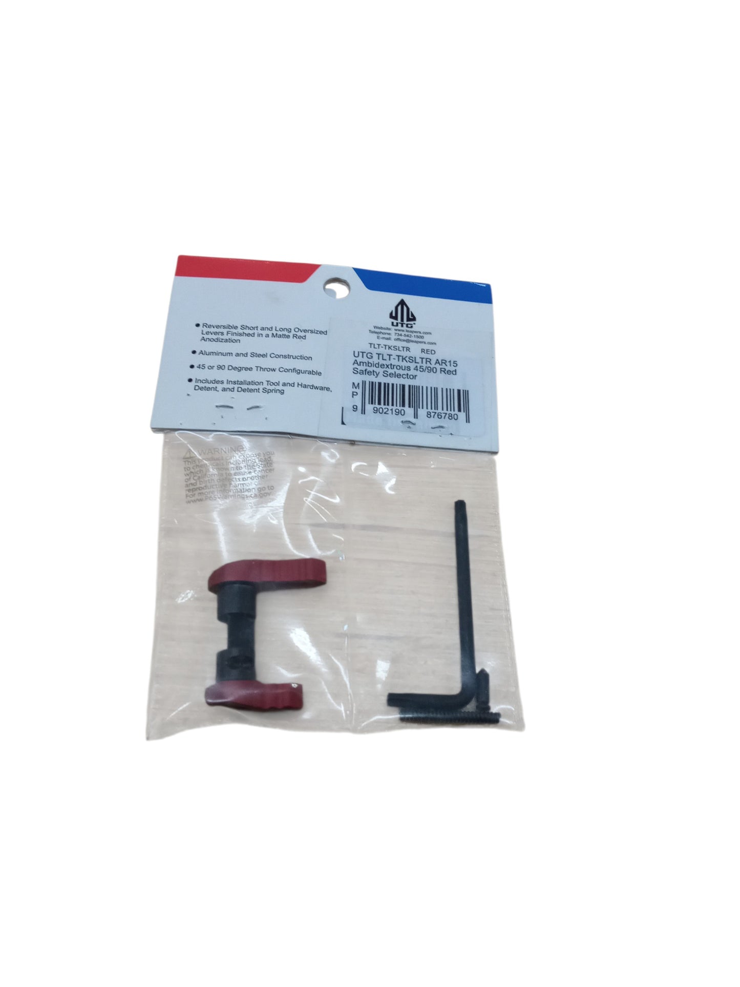 AR15 Ambidextrous 45/90 Safety Selector