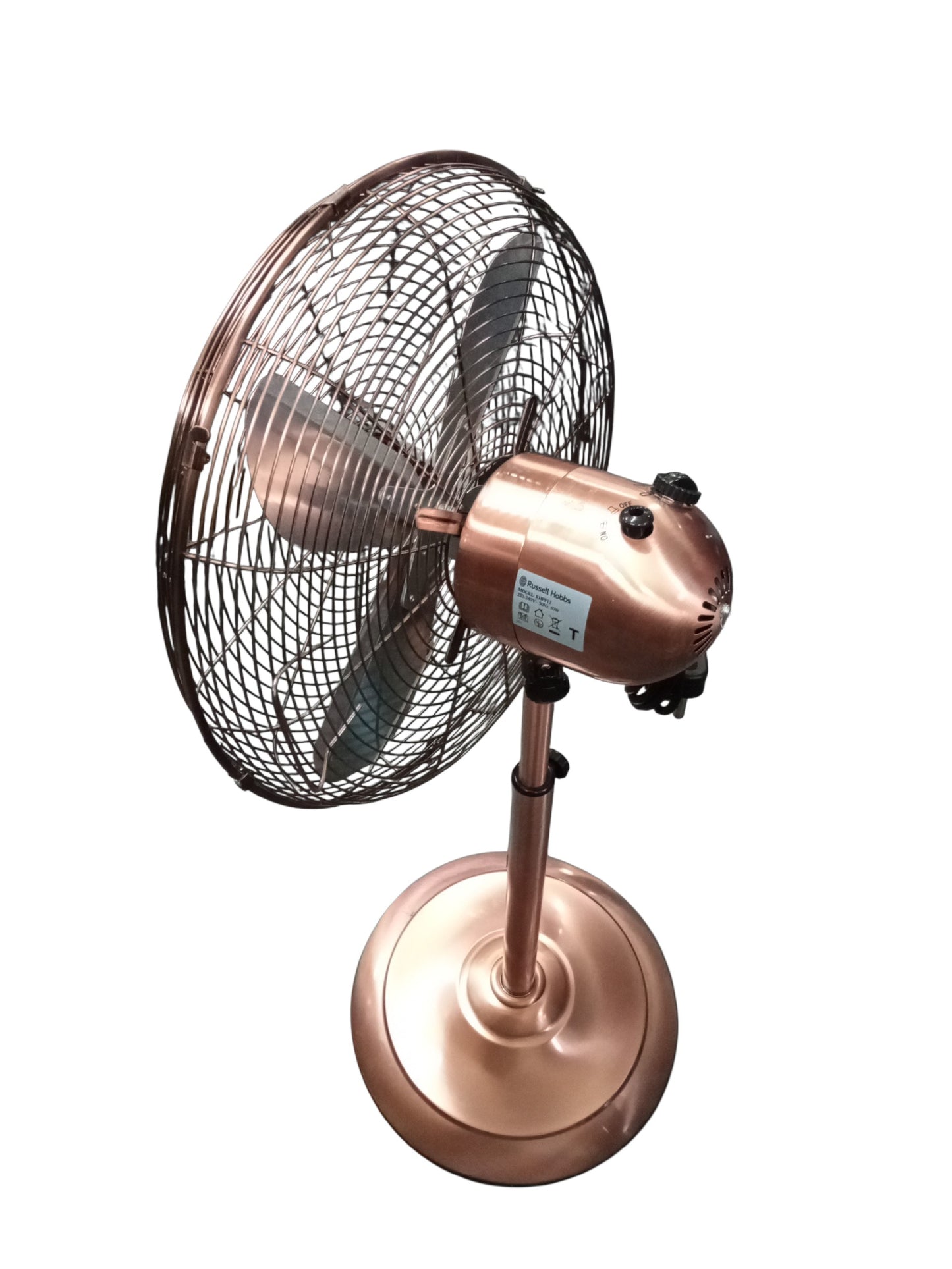 RUSSELL HOBBS COPPER PEDESTAL FAN model:RHPF12