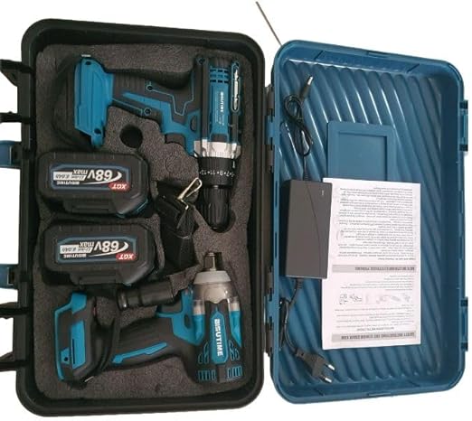 2-in-1 Combo 68V Lithium electric drill & wrench set