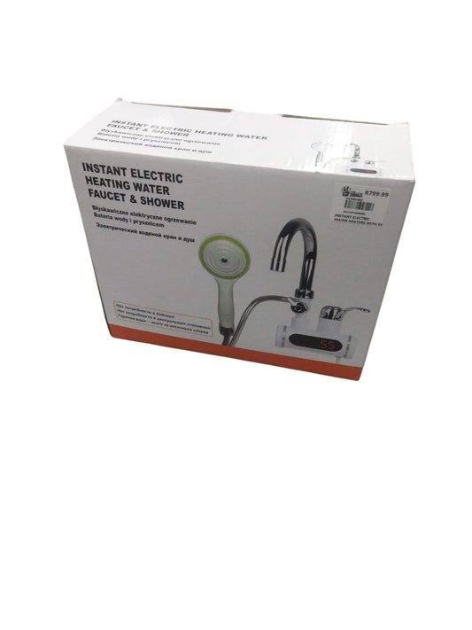 Instant eclectic heating water faucet and shower