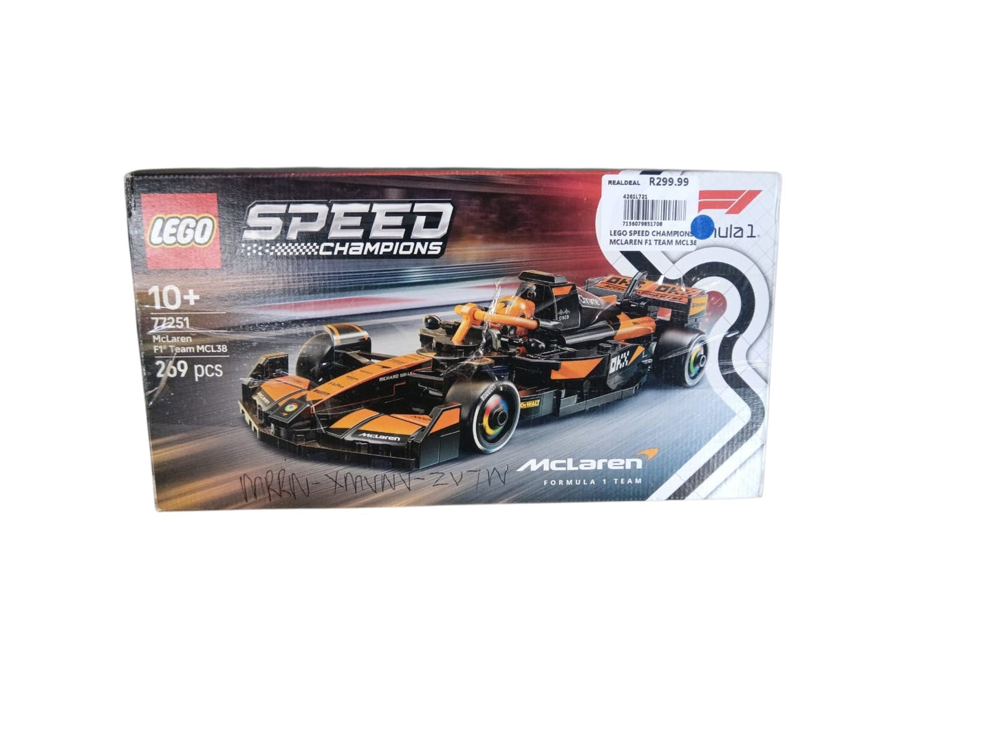 LEGO Speed Champions McLaren F1 Team MCL38 Race Car (77251) set
