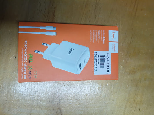 Hoco C80A Type-C to Lightning 20W charger