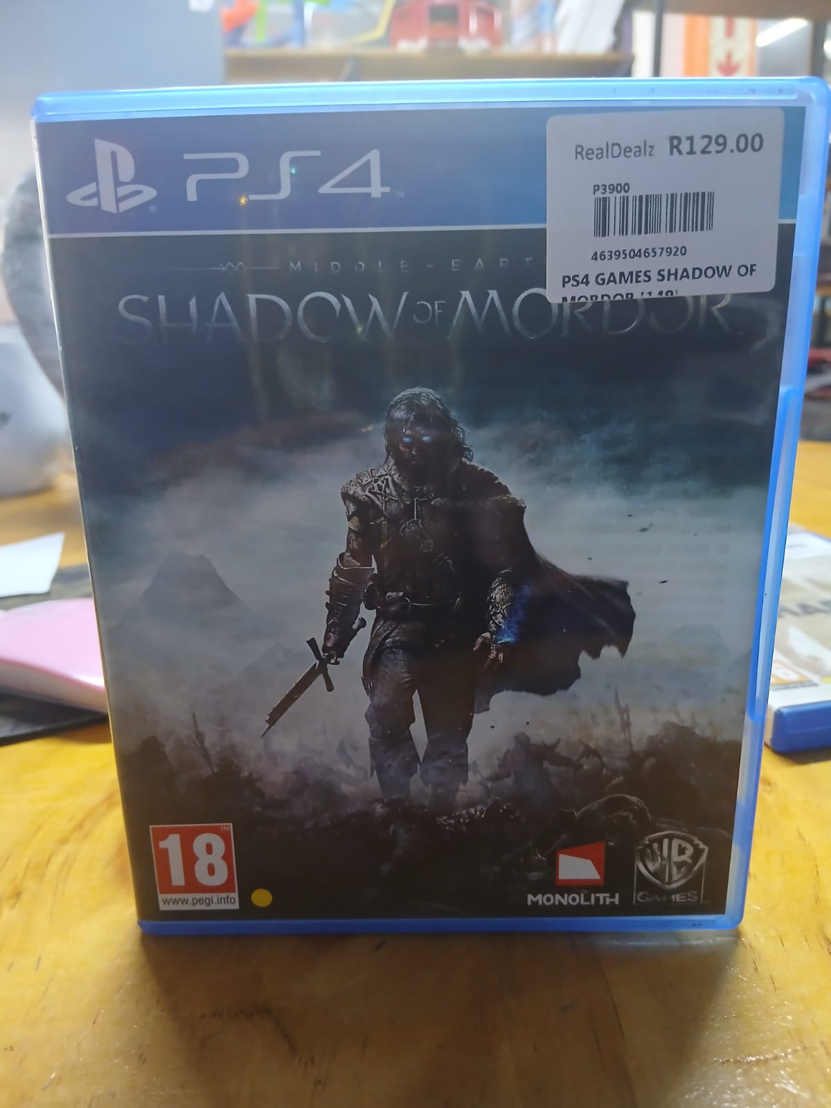 pS4 GAMES SHADOWOF MORDOR