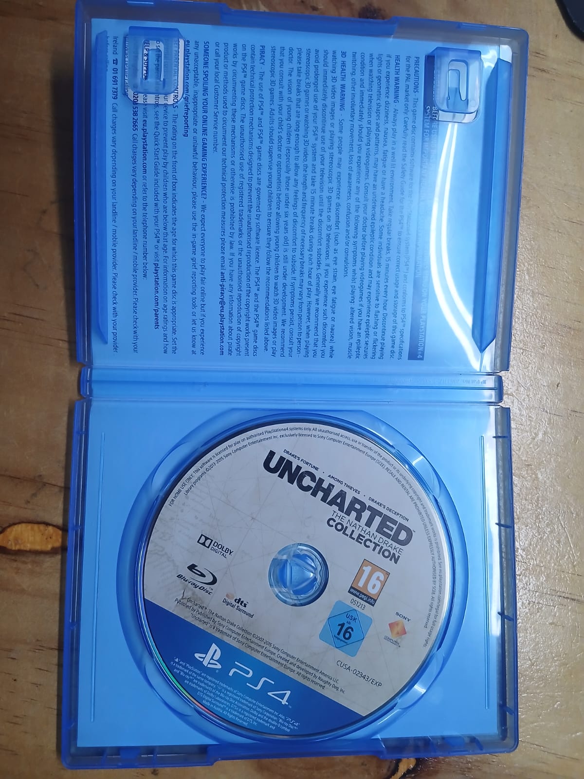 PS4 GAMES UNCHARTED