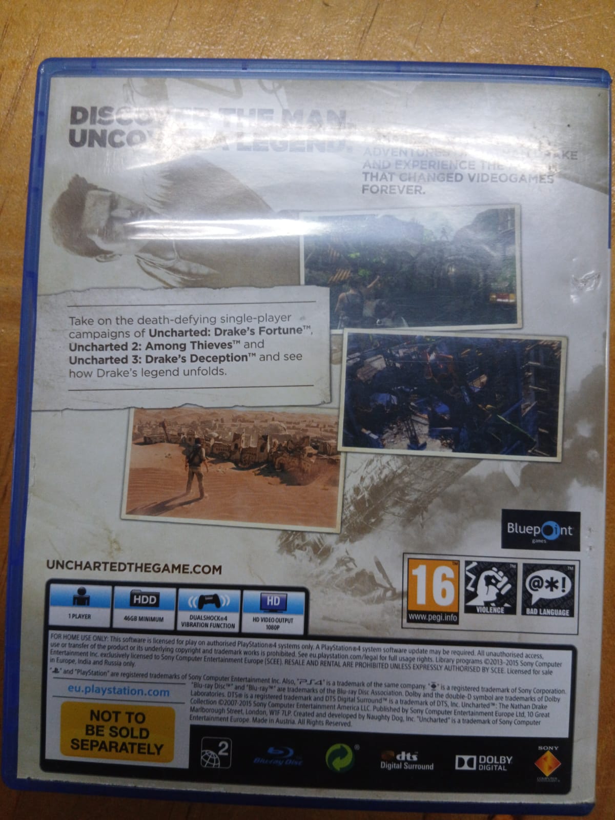 PS4 GAMES UNCHARTED