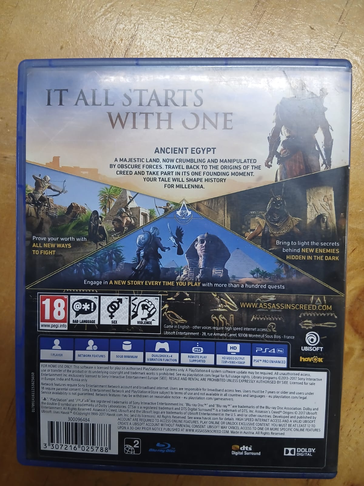 PS4 ASSASINS CREED ORIGINS