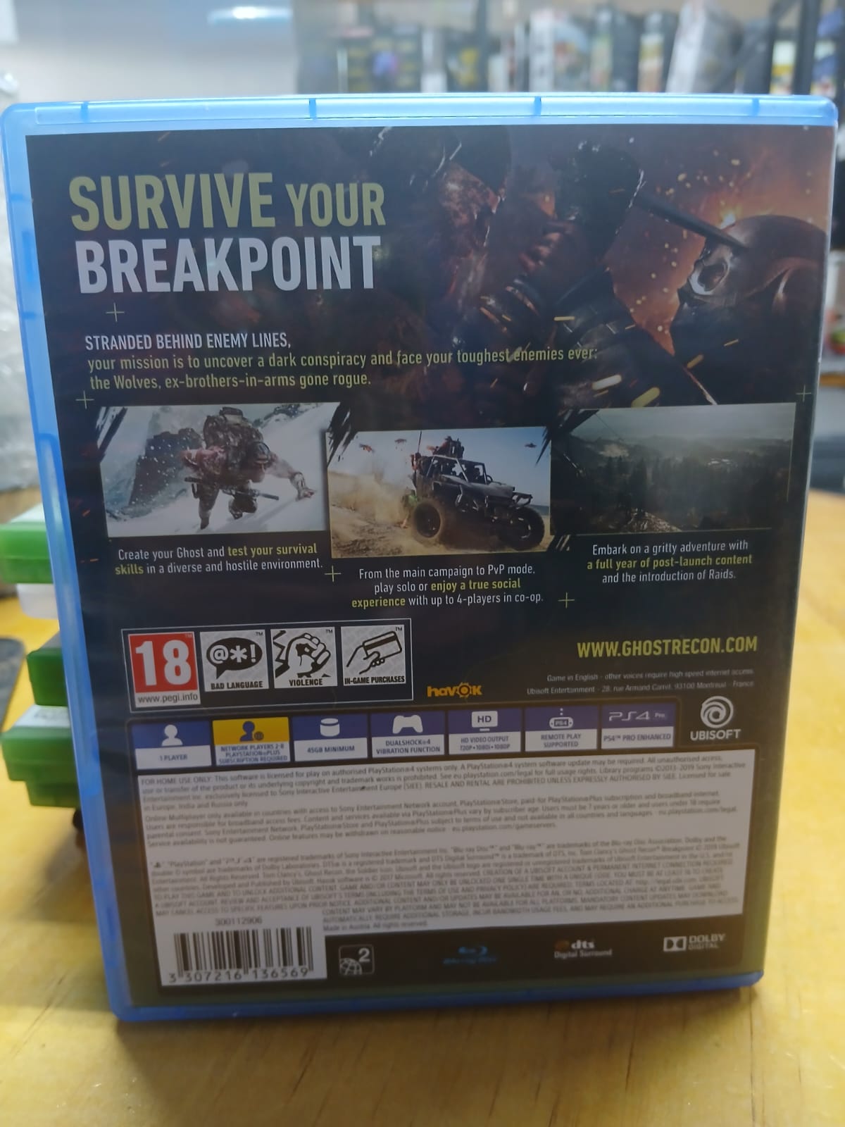 PS4 GAMES GHOST RECON BREAKPOINT