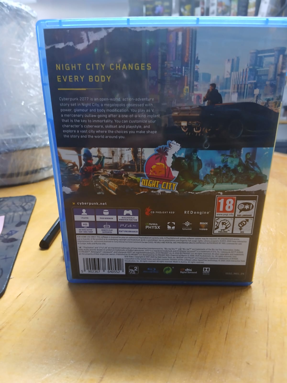 PS4 GAMES CYBERPUNK 2077