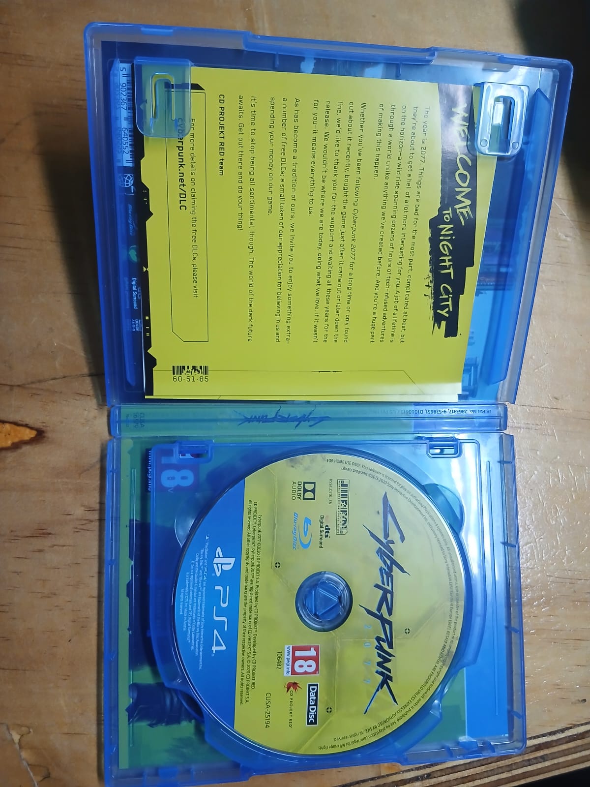 PS4 GAMES CYBERPUNK 2077