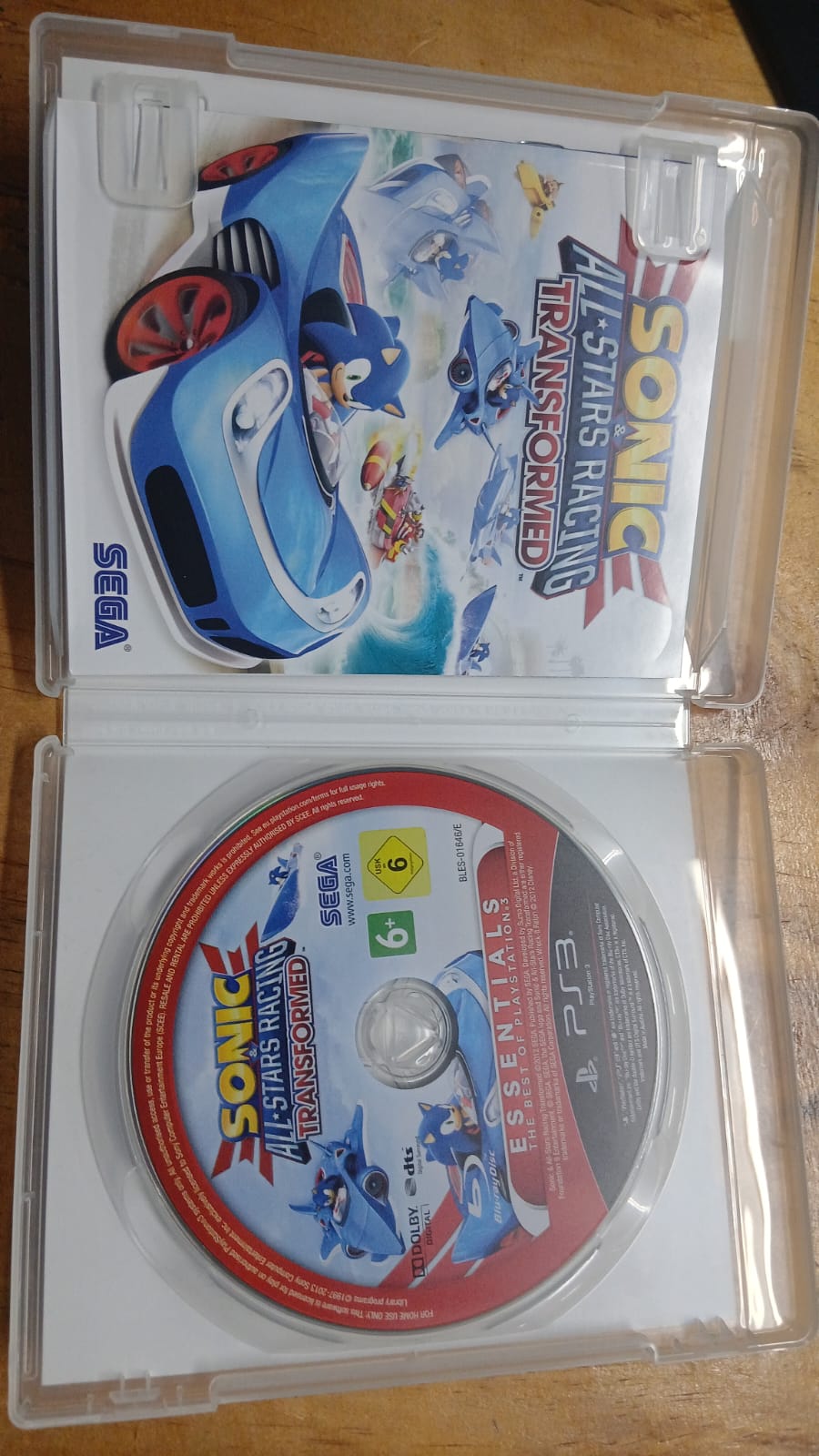 PS3 SONIC ALL-STAR RACING TRANSFORMED