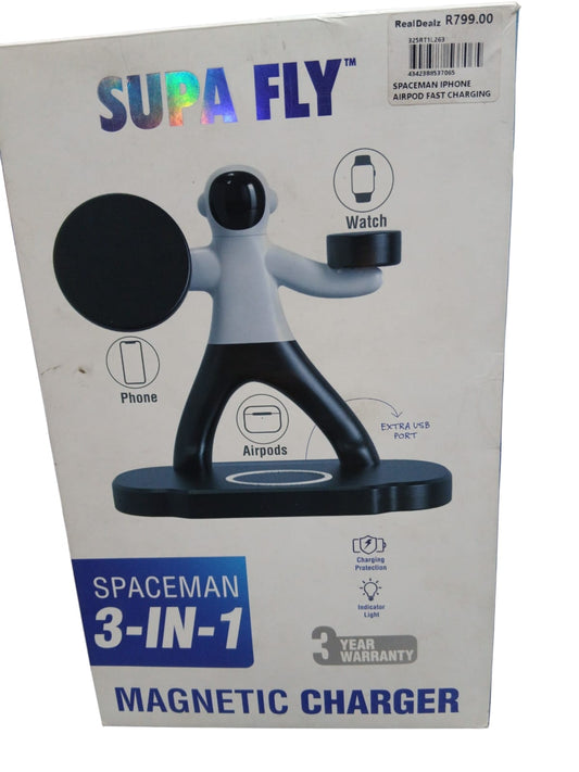 SPACEMAN IPHONE 3IN1 MAGNETIC CHARGER
