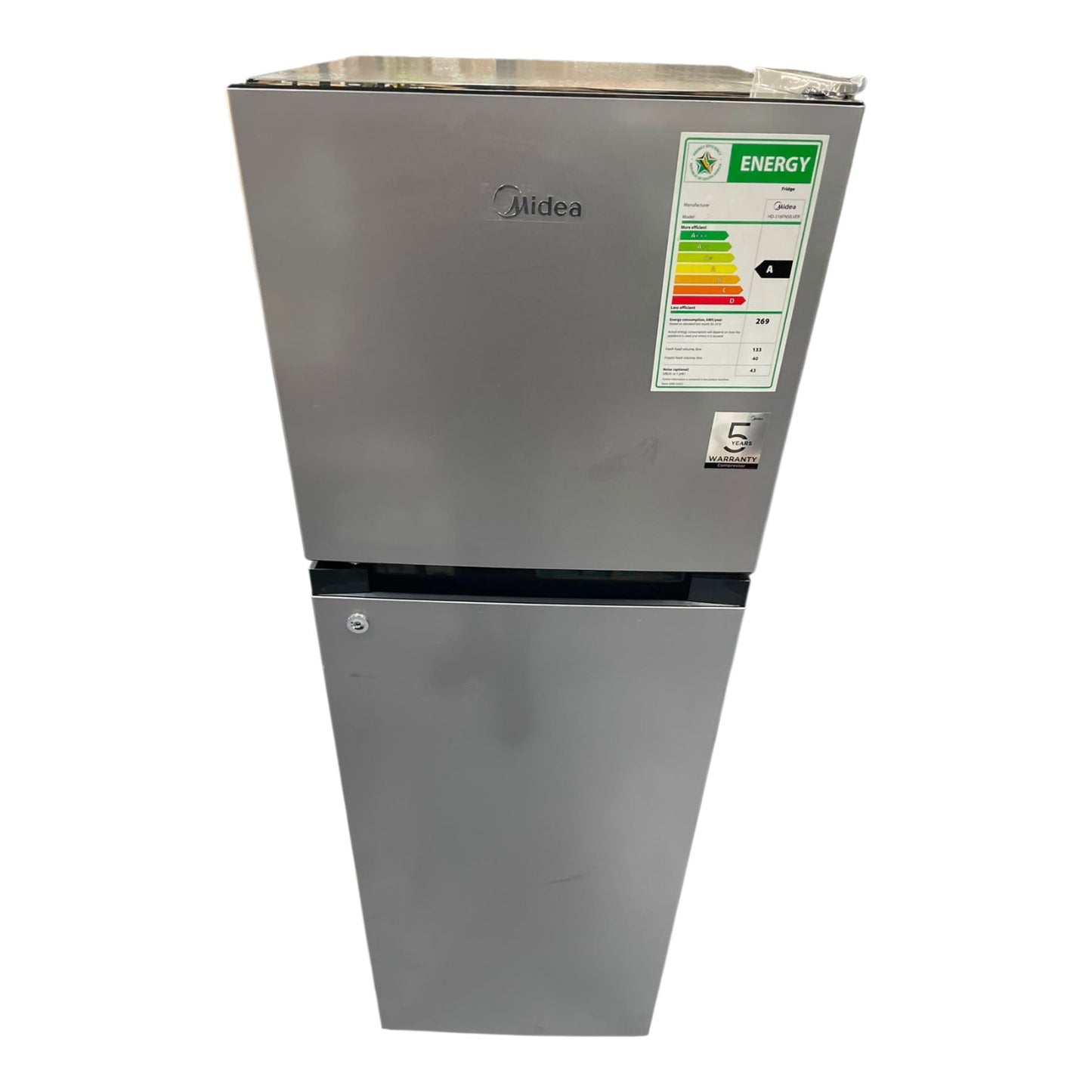 MIDEA TOP FREEZER FRIDGE 173L