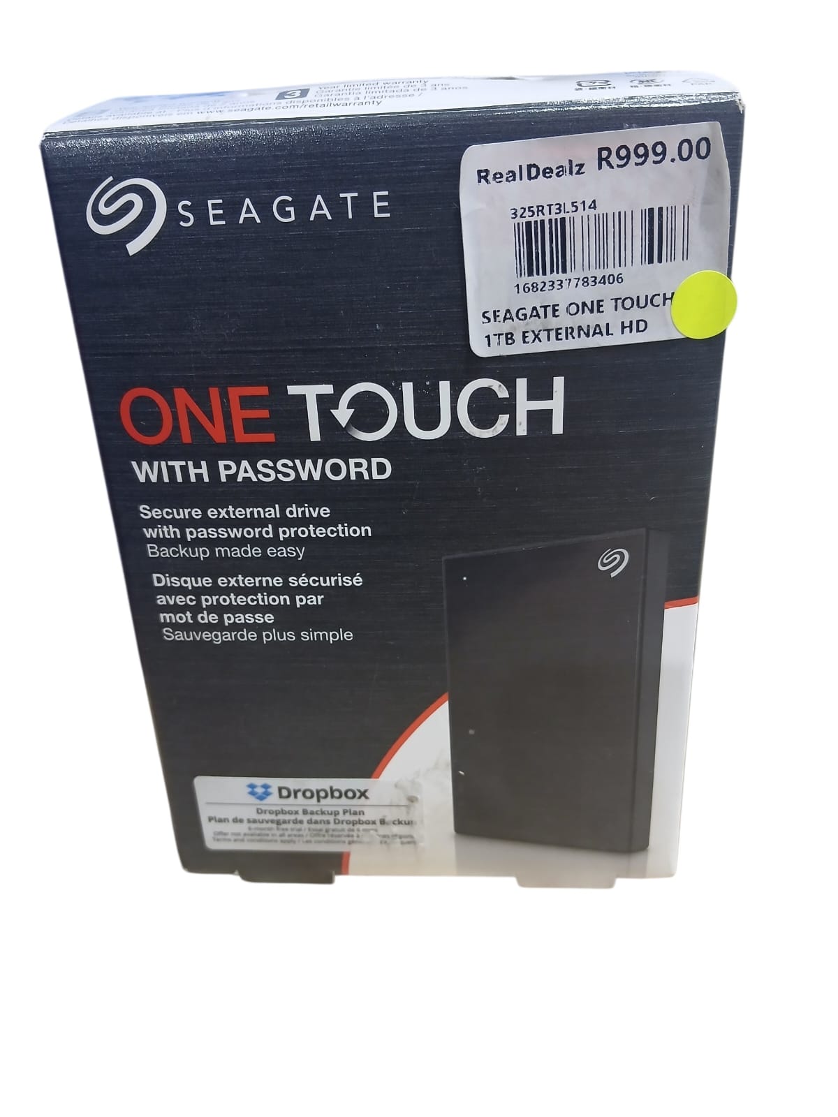SEAGATE ONE TOUCH 1TB EXTERNAL HD