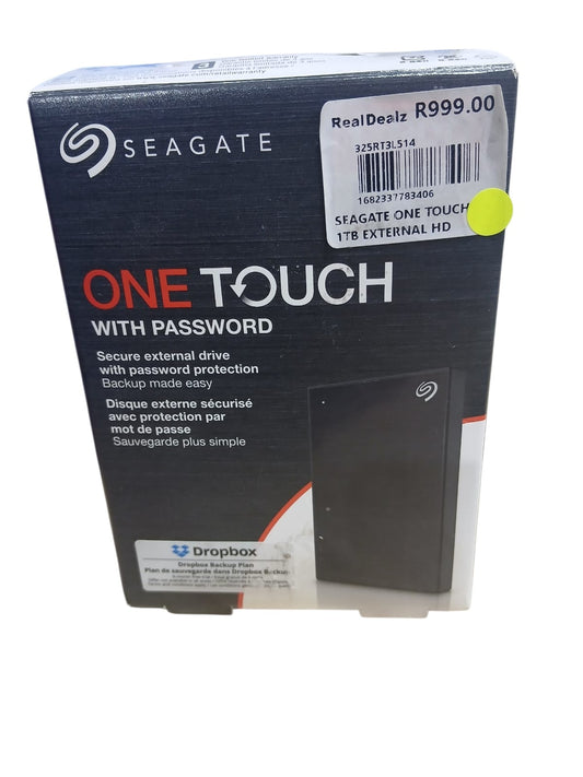 SEAGATE ONE TOUCH 1TB EXTERNAL HD