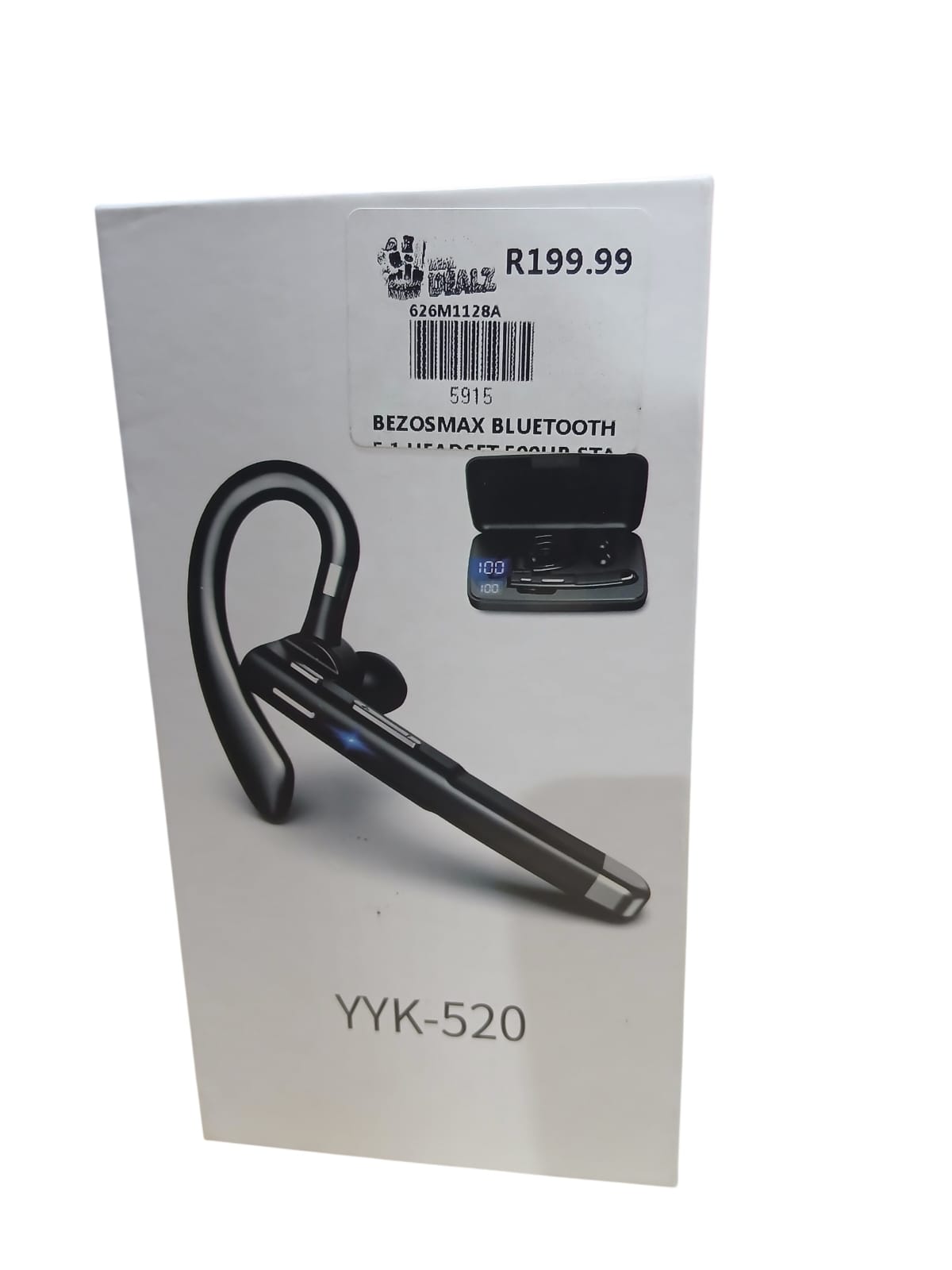 BezosMax Single Ear Bluetooth Earpiece & Dual-Channel Mic Business Headset