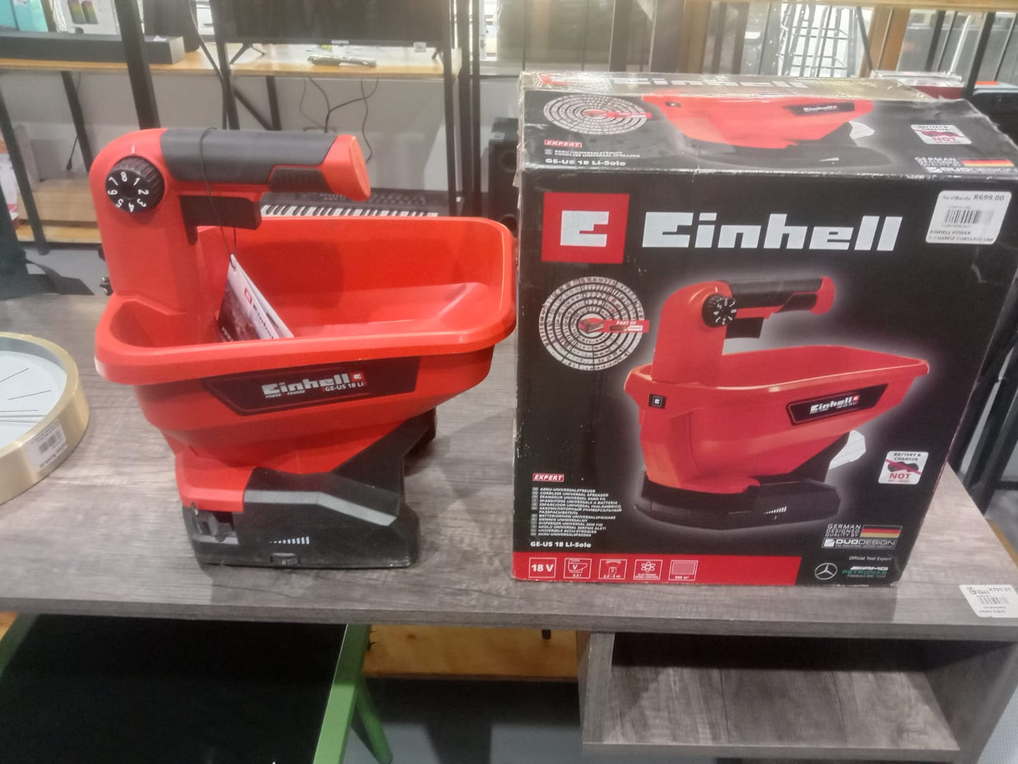 EINHELL  CORDLESS UNIVERSAL SPREADER