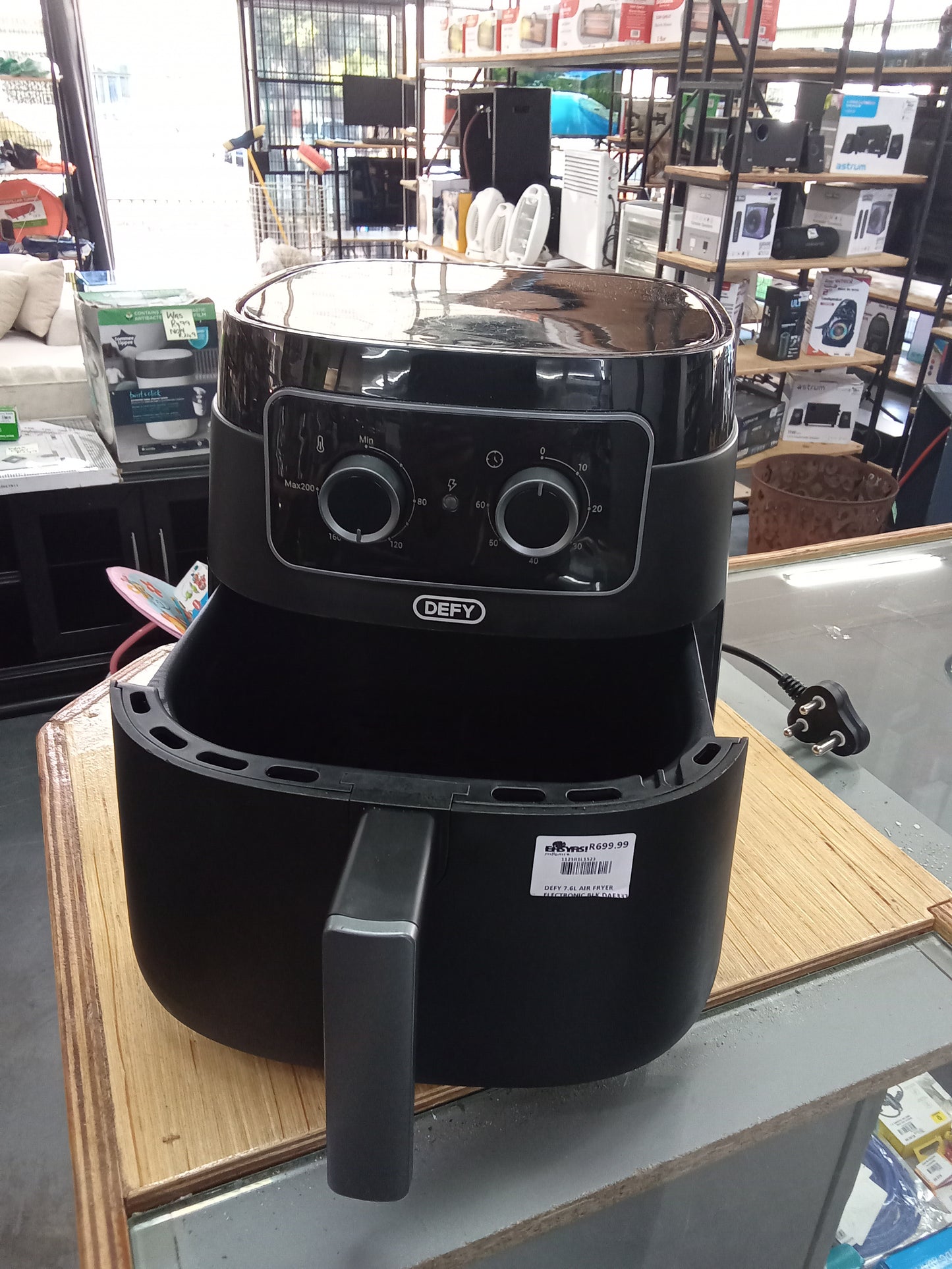 Defy 7,6L air fryer electronic