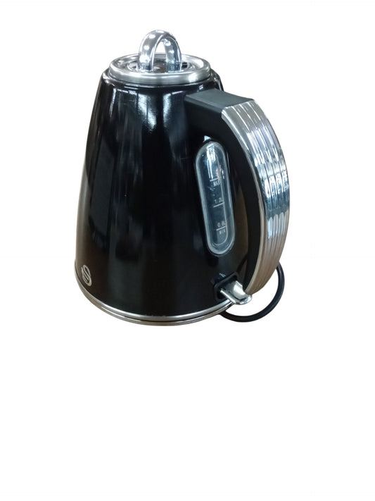 SWAN SRK15B RETRO BLACK 1.5L KETTLE