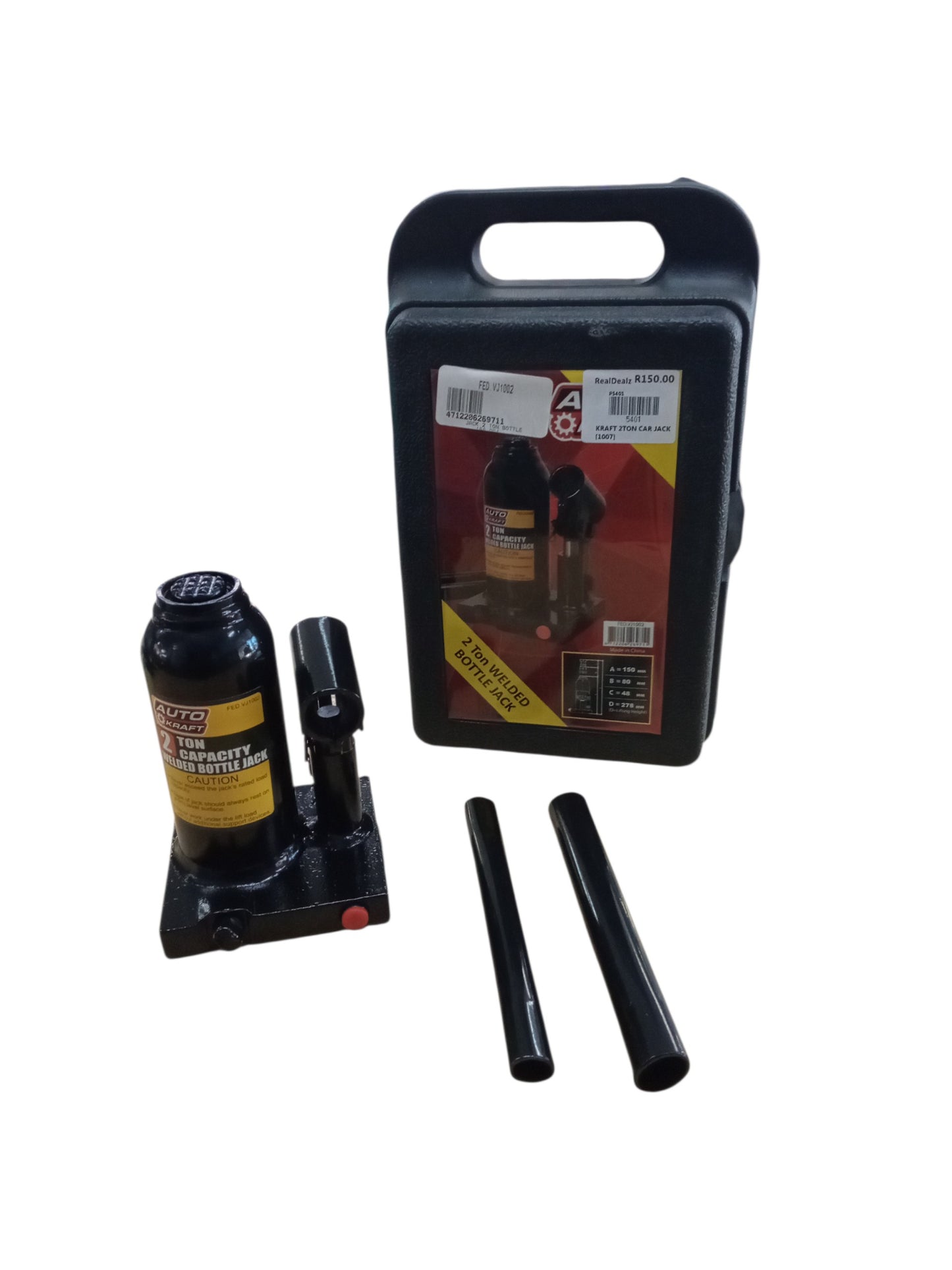 Auto Kraft 2 Ton Capacity Bottle Jack