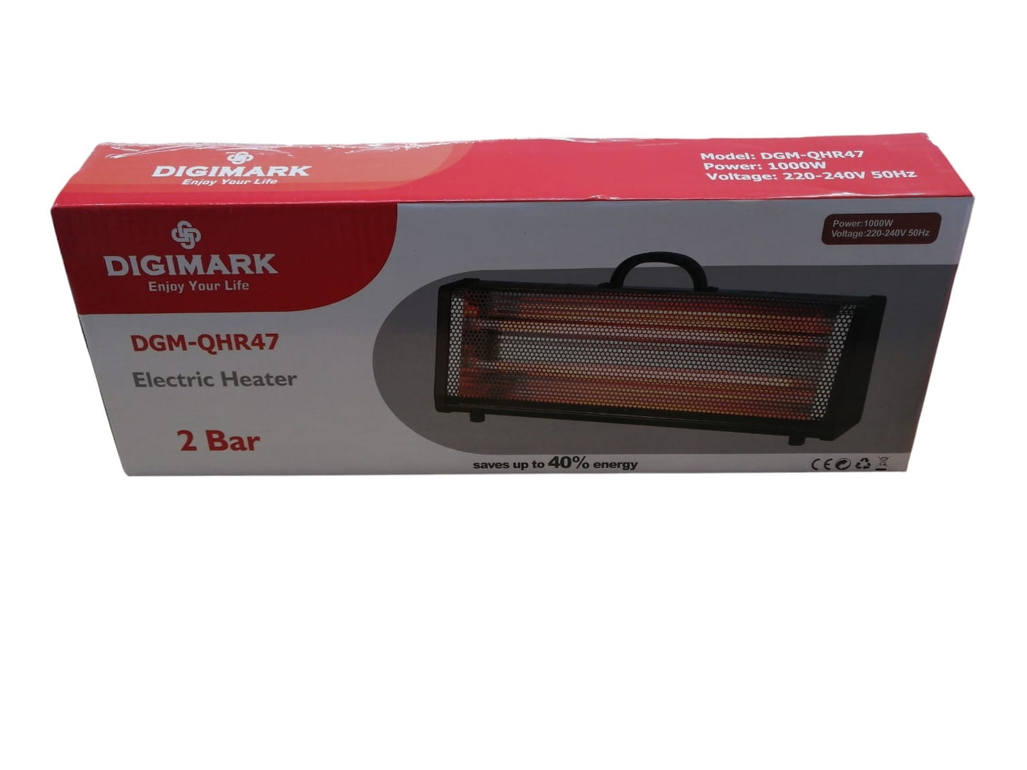 DIGIMARK DGM-QHR47 Electric Heater 2 Bar