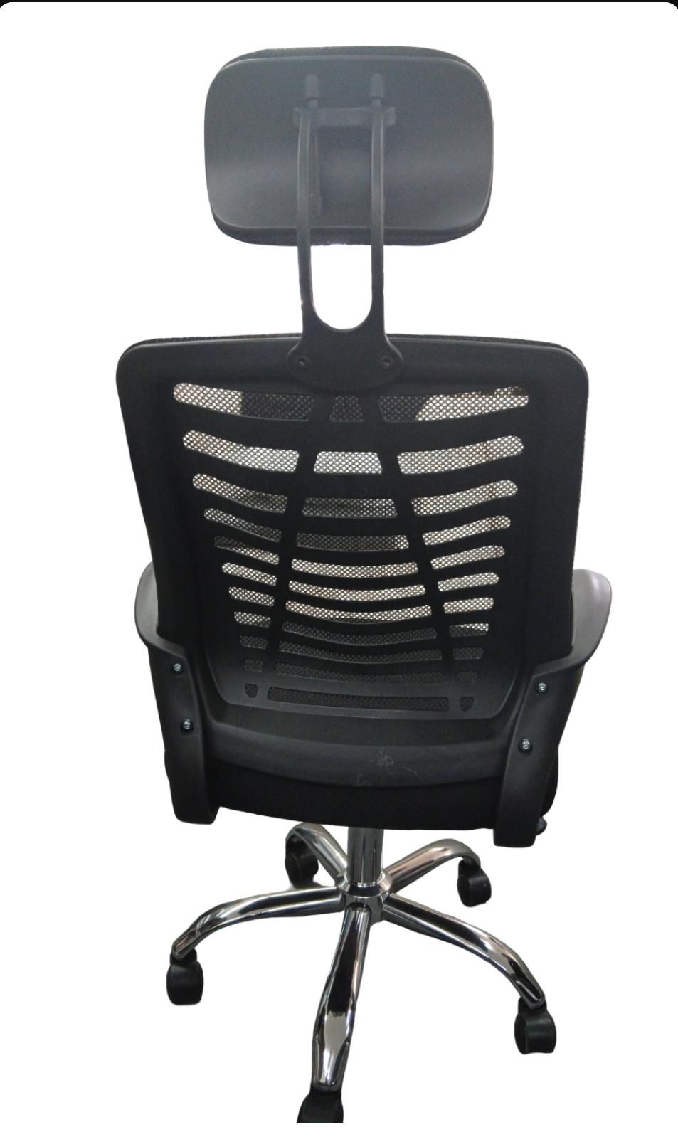 Office Chair Ergonomic Mid Back Black Colour