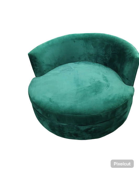 FIONA VELVET BARREL LOUNGER