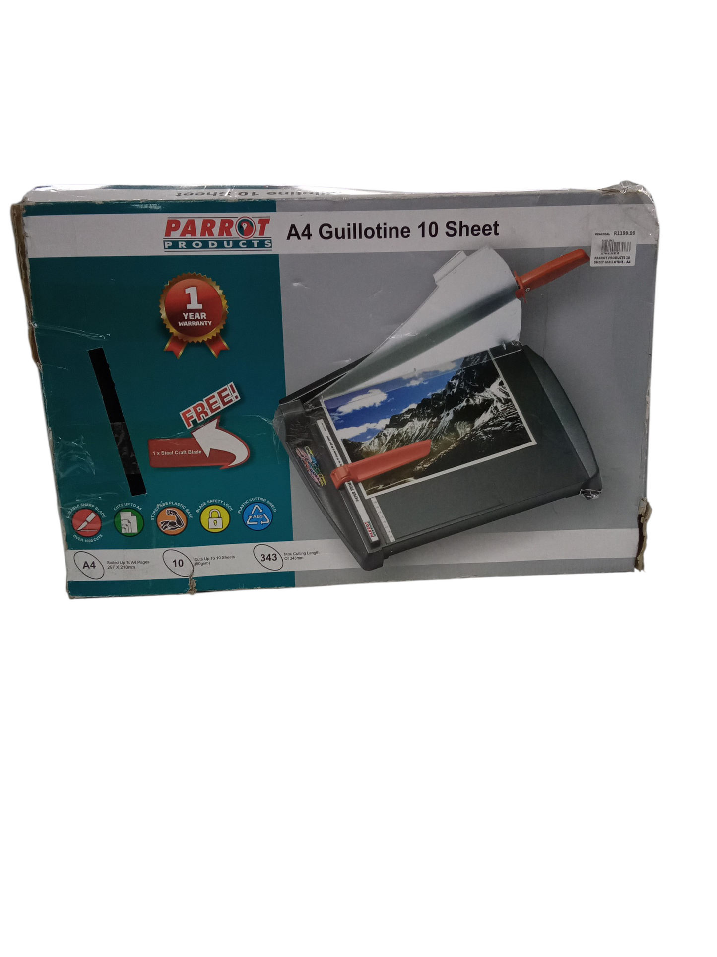 PARROTS PRODUCTS A4 GUILLOTINE 10 SHEET