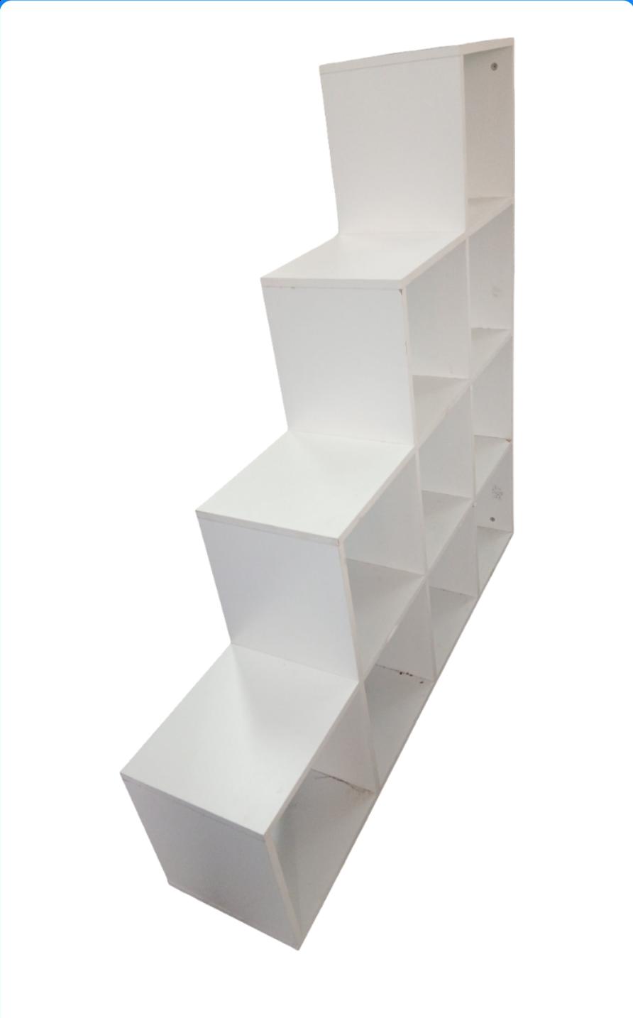Decorum$ Co- Modular 10-Cube Staircase Display Shelf