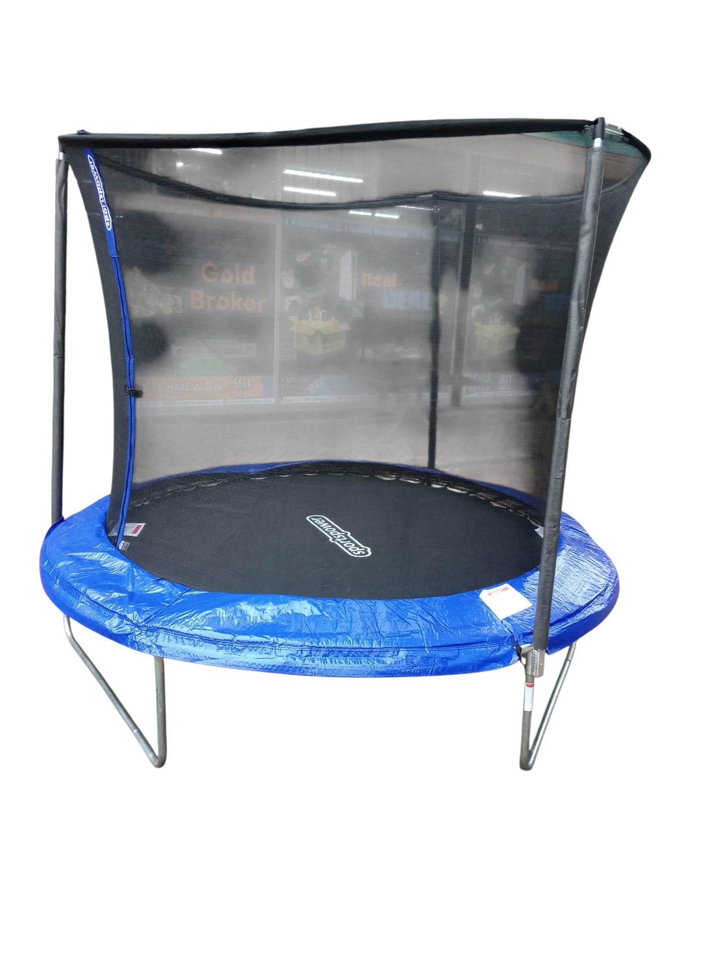 SPORTSPOWER 8FT(2.44) BOUNCE PRO TRAMPOLINE WITH ENCLOSURE