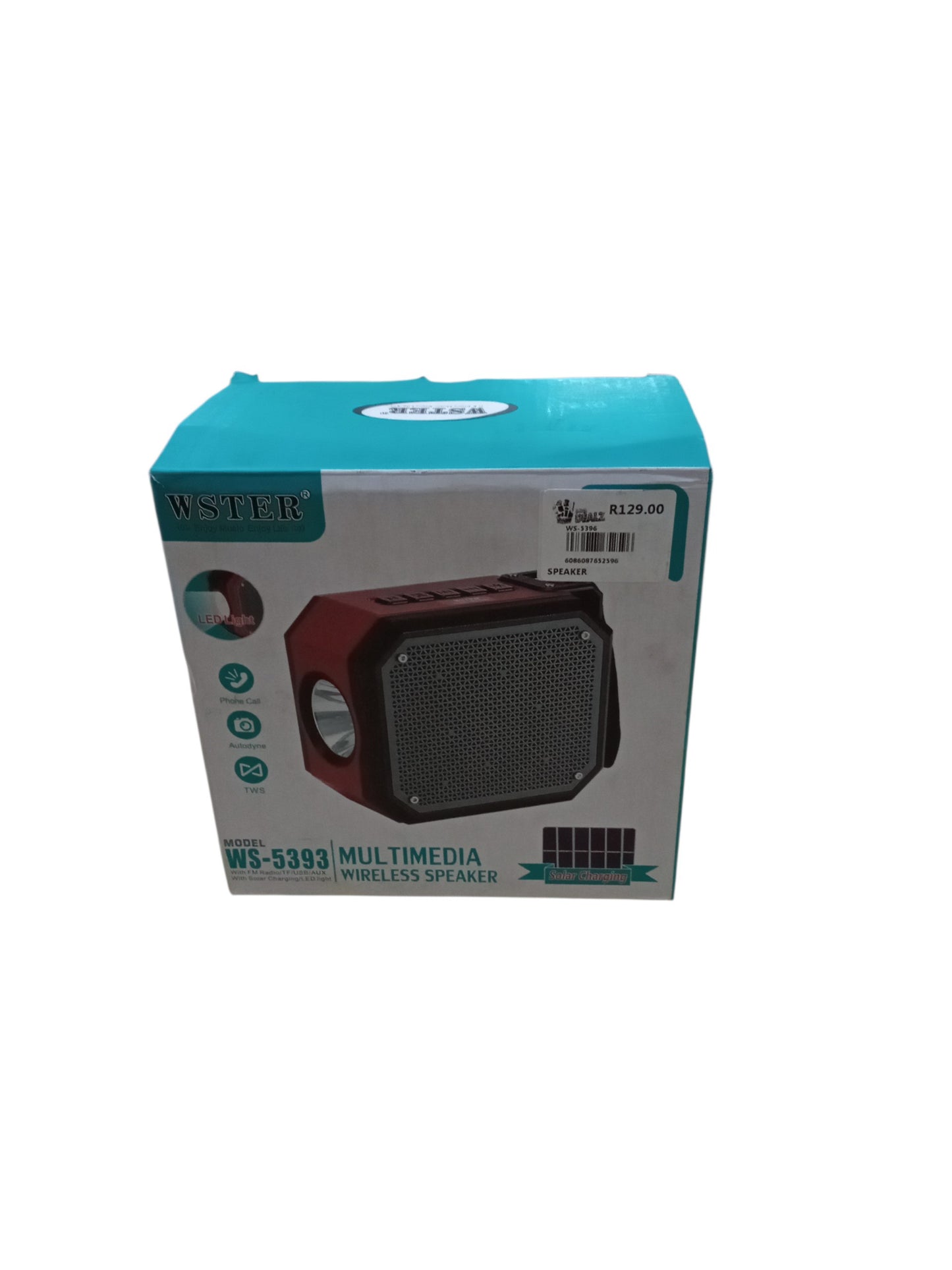 Solar Bluetooth Radio Speaker WS-5393