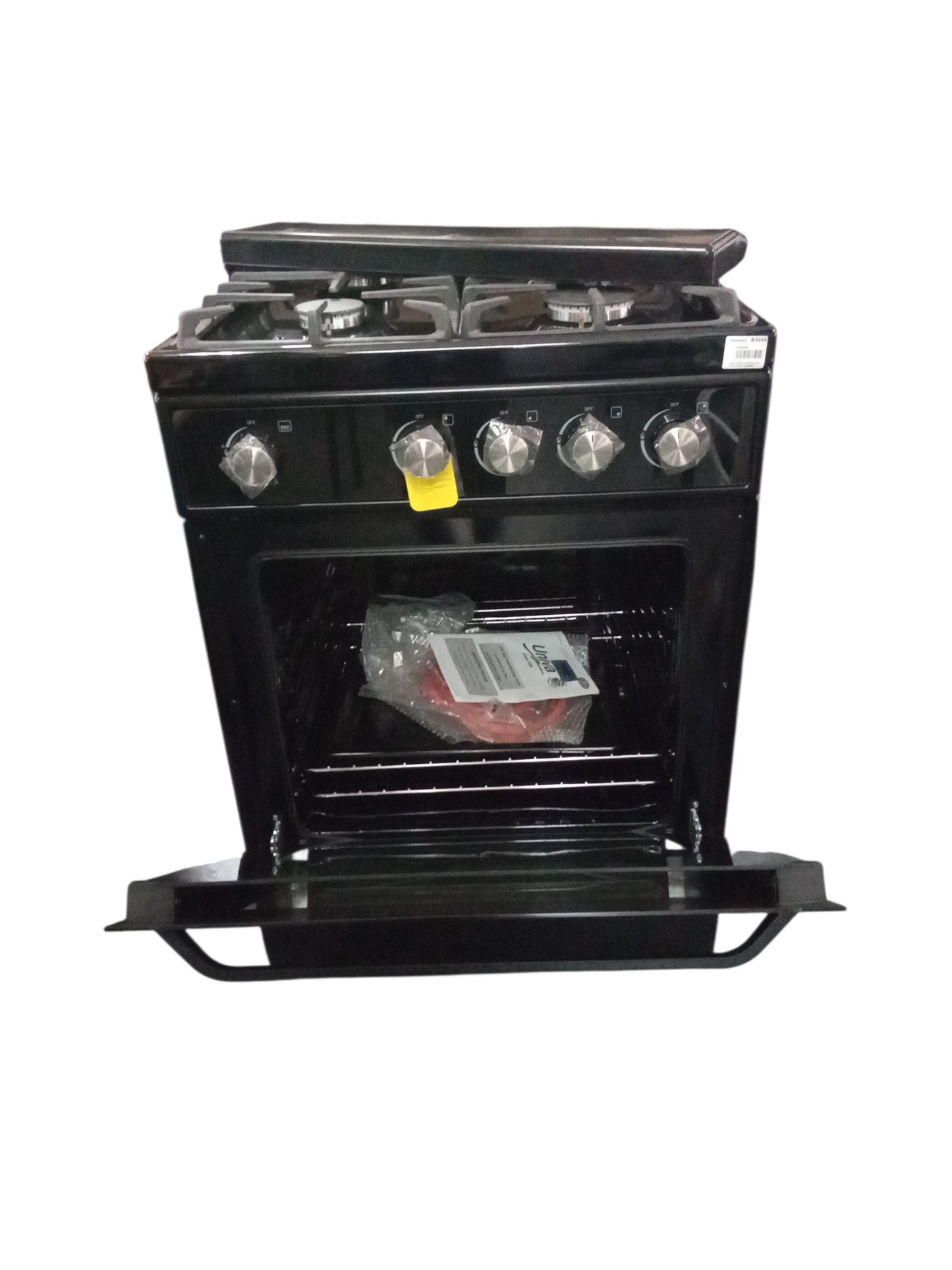 UNIVA 4 BURNER GAS STOVE with GAS OVEN model: UGO16BI-1