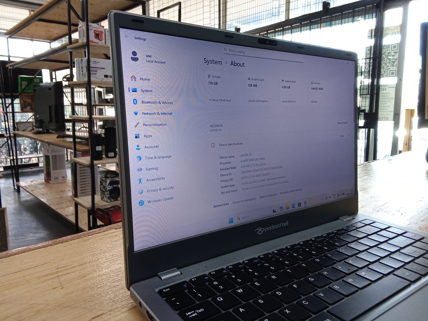 Packardbell laptop