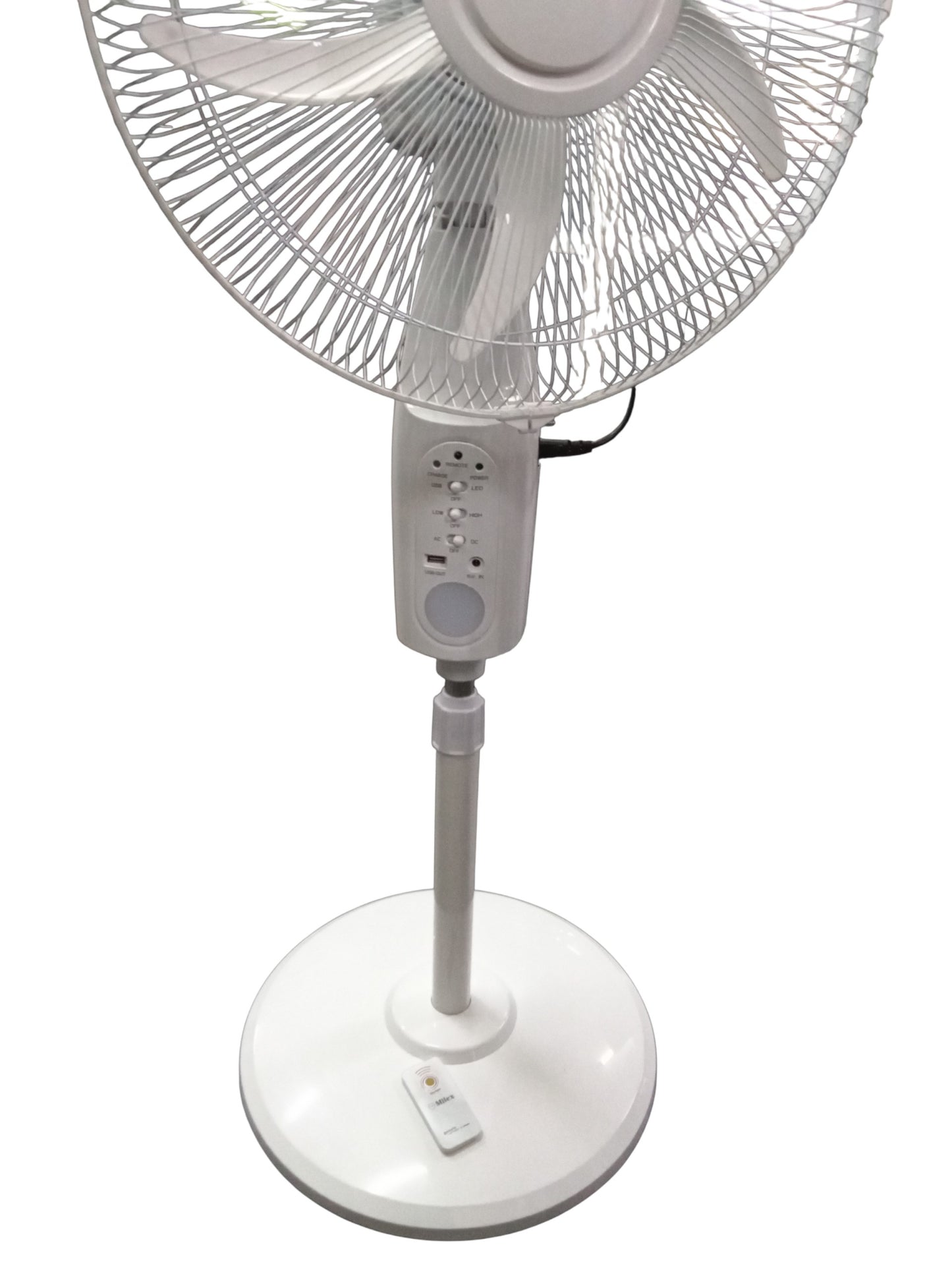 MILEX RECHARGEABLE PEDESTAL FAN model:MG-5818-F