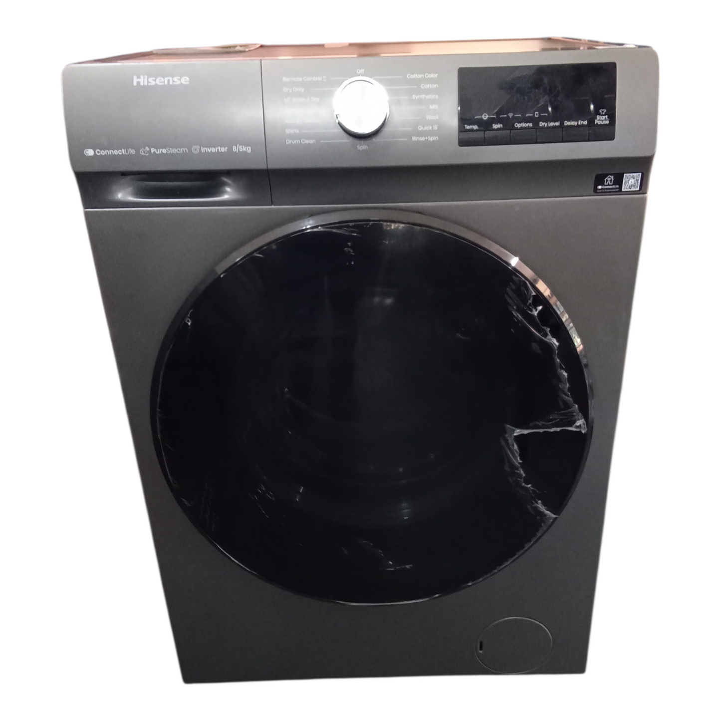 HISENSE 8KG/5KG SMART WASHER DRYER WITH INVERTER