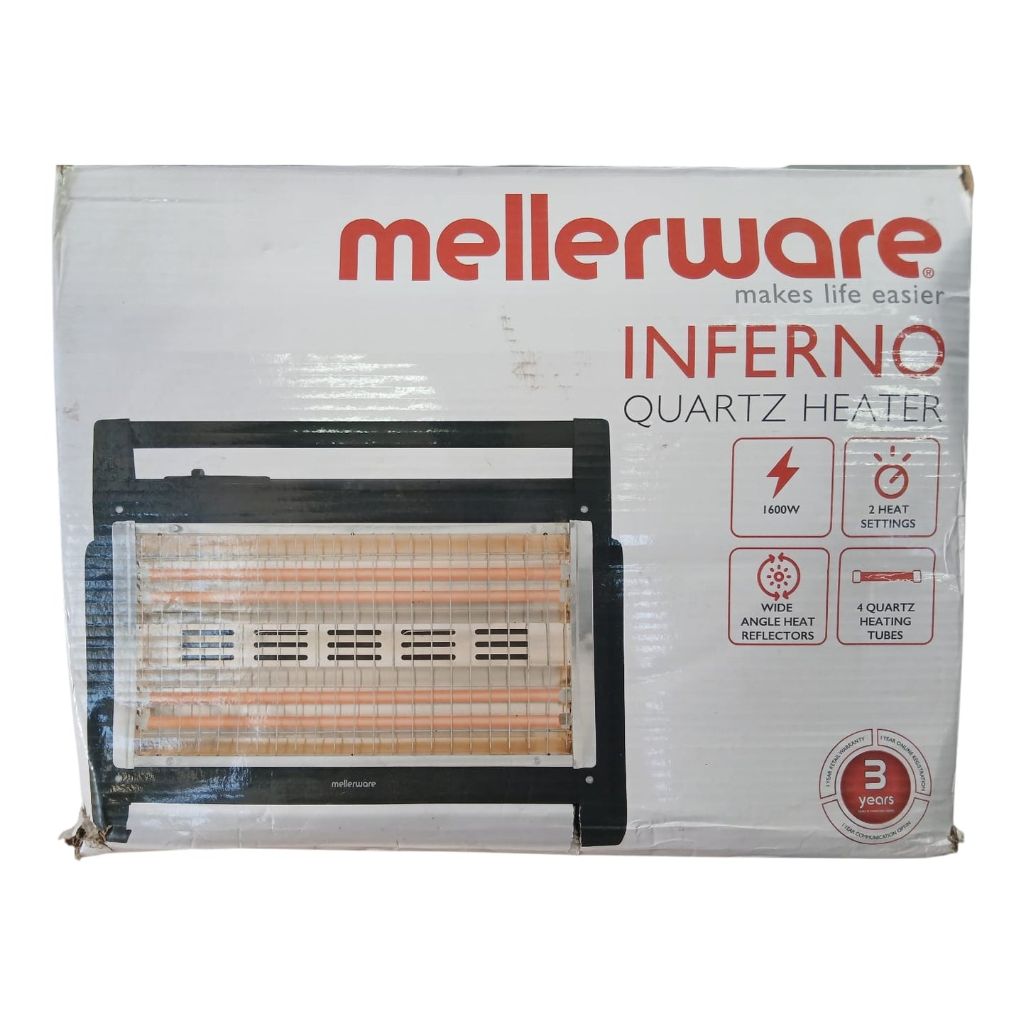 Mellerware Inferno Quartz Heater