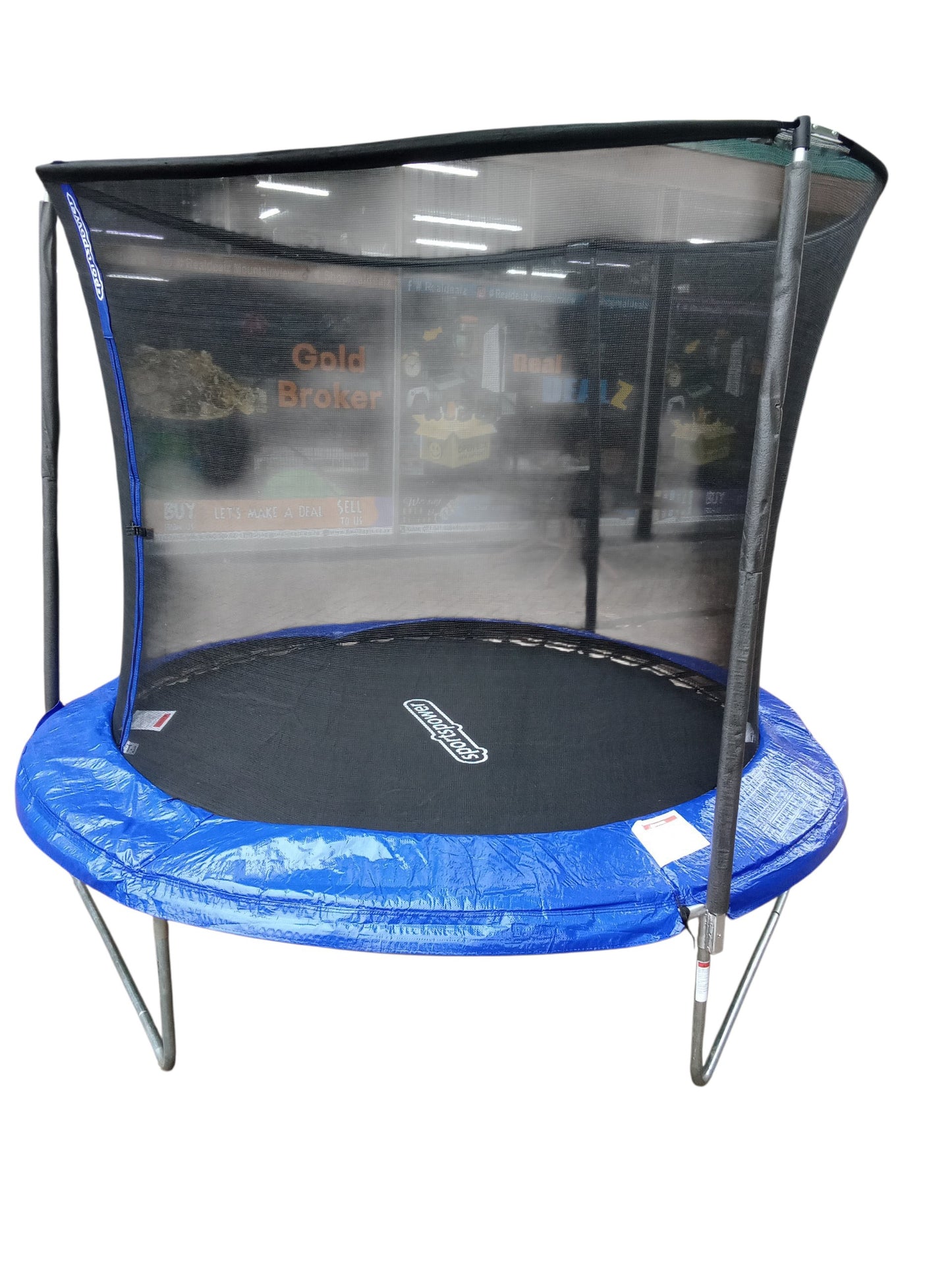 SPORTSPOWER 8FT(2.44) BOUNCE PRO TRAMPOLINE WITH ENCLOSURE